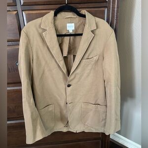 Sunspel Men’s Tan Blazer Sport Coat